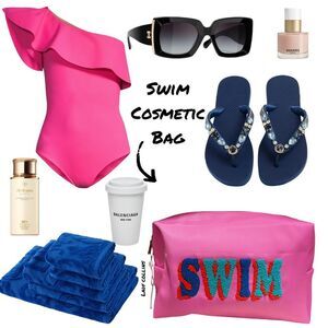 Swim Cosmetic Bag / Small Travel Bag